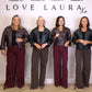 Love Laura Everyday Jeans In Burgundy