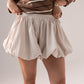 Iris Bubble Hem Skirt In Cream