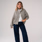 Iris Check Jacket In Monochrome