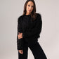 Iris Textured Jacket In Black