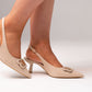 Izzy Buckle Slingback In Neutral