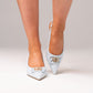 Izzy Buckle Slingback In Pale Blue