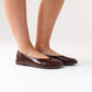 Izzy Faux Leather Pumps In Chocolate