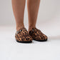 Izzy Faux Suede Mule In Leopard