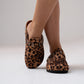Izzy Faux Suede Mule In Leopard