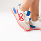 Izzy Trainers In Red Mix