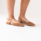 Izzy Woven Slingback In Camel