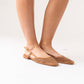 Izzy Woven Slingback In Camel