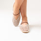 Izzy Woven Pumps In Neutral