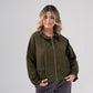 Jasmine Cargo Jacket In Khaki