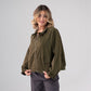 Jasmine Cargo Jacket In Khaki
