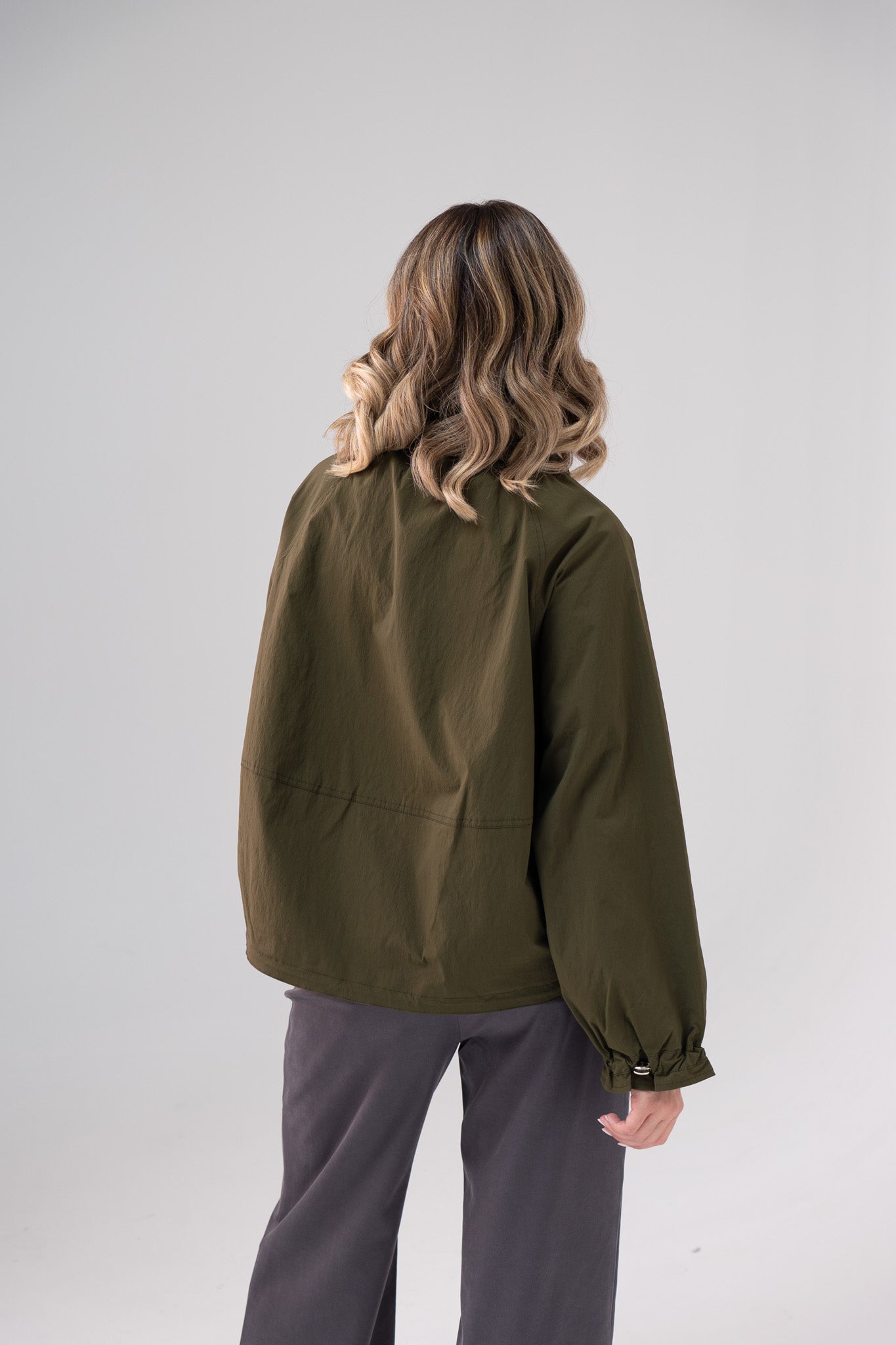 Jasmine Cargo Jacket In Khaki