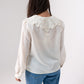 Jasmine Lace Collar Blouse In Cream