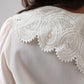 Jasmine Lace Collar Blouse In Cream
