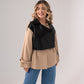Jasmine Multi Contrast Jacket In Beige