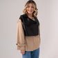 Jasmine Multi Contrast Jacket In Beige