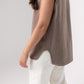 Jasmine Wool Mix Waistcoat In Taupe