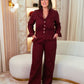 Love Laura Utility Jumpsuit In Burgundy
