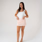 Kate Floral Skort In Pink