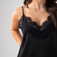 Kate Lace Trim Cami In Black