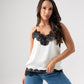 Kate Lace Trim Cami In Cream