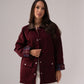 Kendra Barn Jacket In Bordeaux
