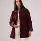 Kendra Barn Jacket In Bordeaux