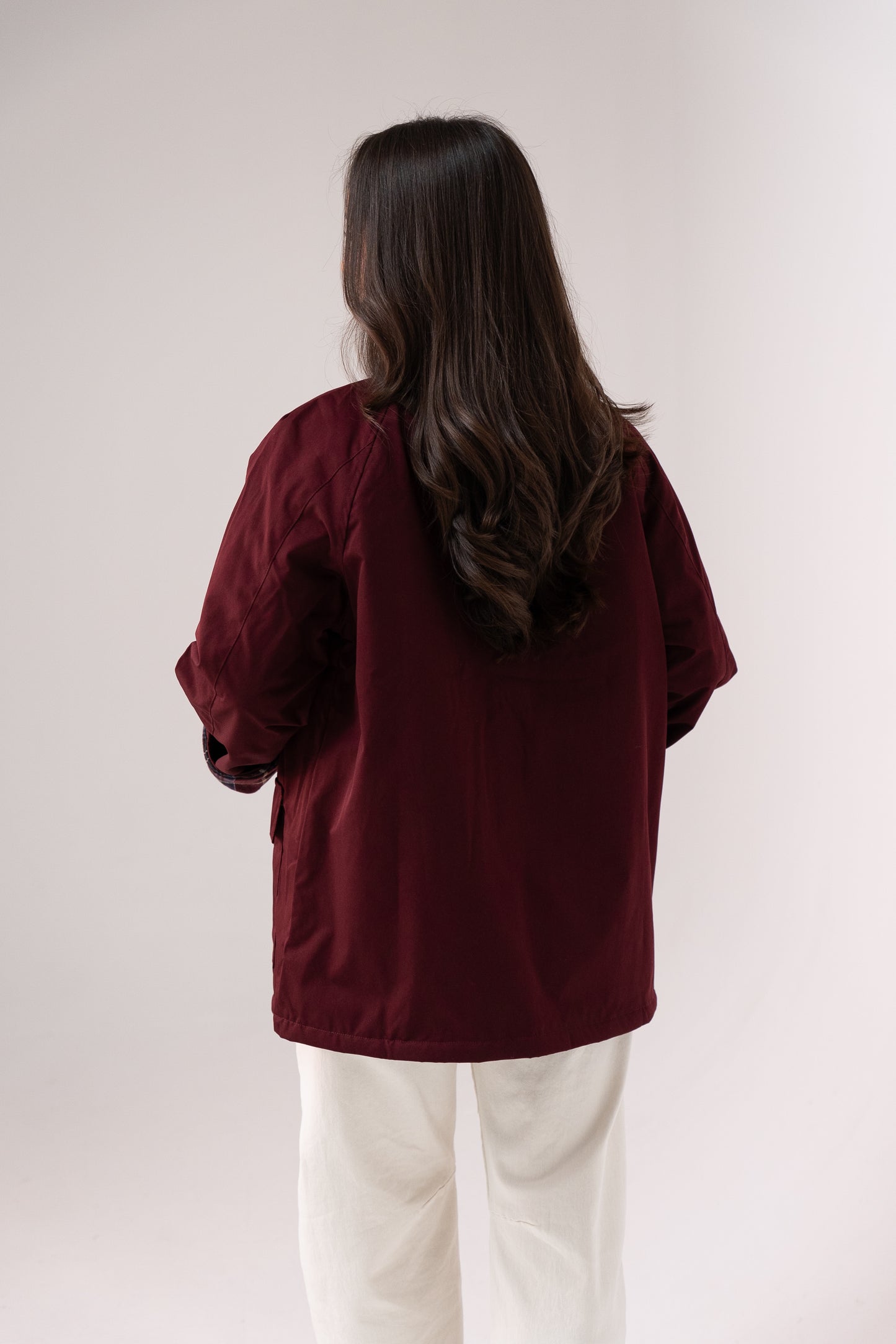 Kendra Barn Jacket In Bordeaux