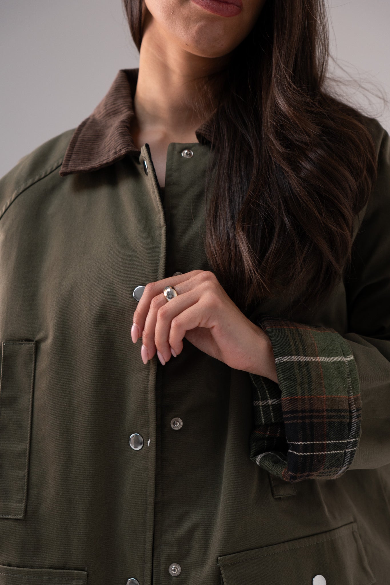 Kendra Barn Jacket In Khaki