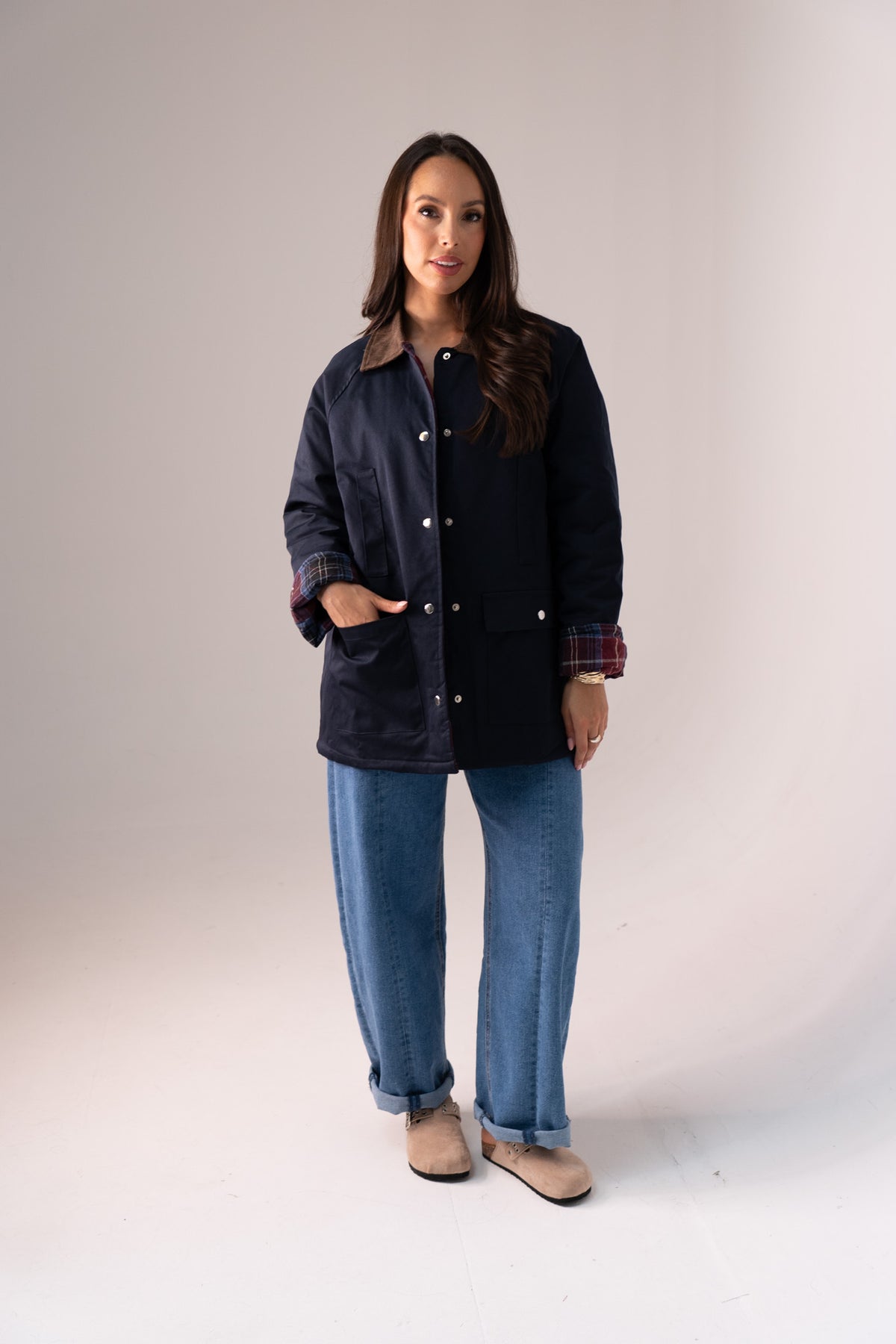 Kendra Barn Jacket In Navy
