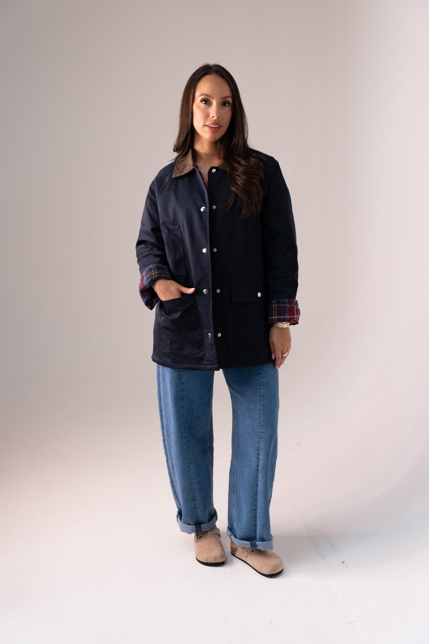 Kendra Barn Jacket In Navy