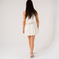 Kendra Bubble Hem Dress In Cream