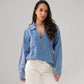 Kendra Denim Shirt In Mid Wash