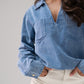 Kendra Denim Shirt In Mid Wash