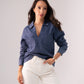 Kendra Denim Shirt In Navy