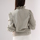 Kendra Gingham Shirt In Khaki