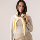 Kendra Knit Neck Scarf In Lemon