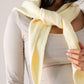Kendra Knit Neck Scarf In Lemon