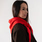 Kendra Knit Neck Scarf In Red