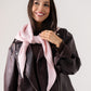Kendra Knit Neck Scarf In Rose Pink