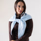 Kendra Knit Neck Scarf In Sky Blue