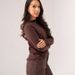 Kendra Long Sleeve Top In Chocolate