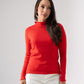 Kendra Long Sleeve Top In Red