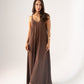 Kendra Maxi Cami Dress In Coffee