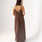 Kendra Maxi Cami Dress In Coffee