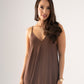 Kendra Maxi Cami Dress In Coffee