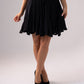 Kendra Pleated Skirt In Black