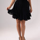 Kendra Pleated Skirt In Black