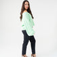 Kendra Puff Sleeve Jumper In Green