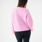 Kendra Puff Sleeve Jumper In Pink